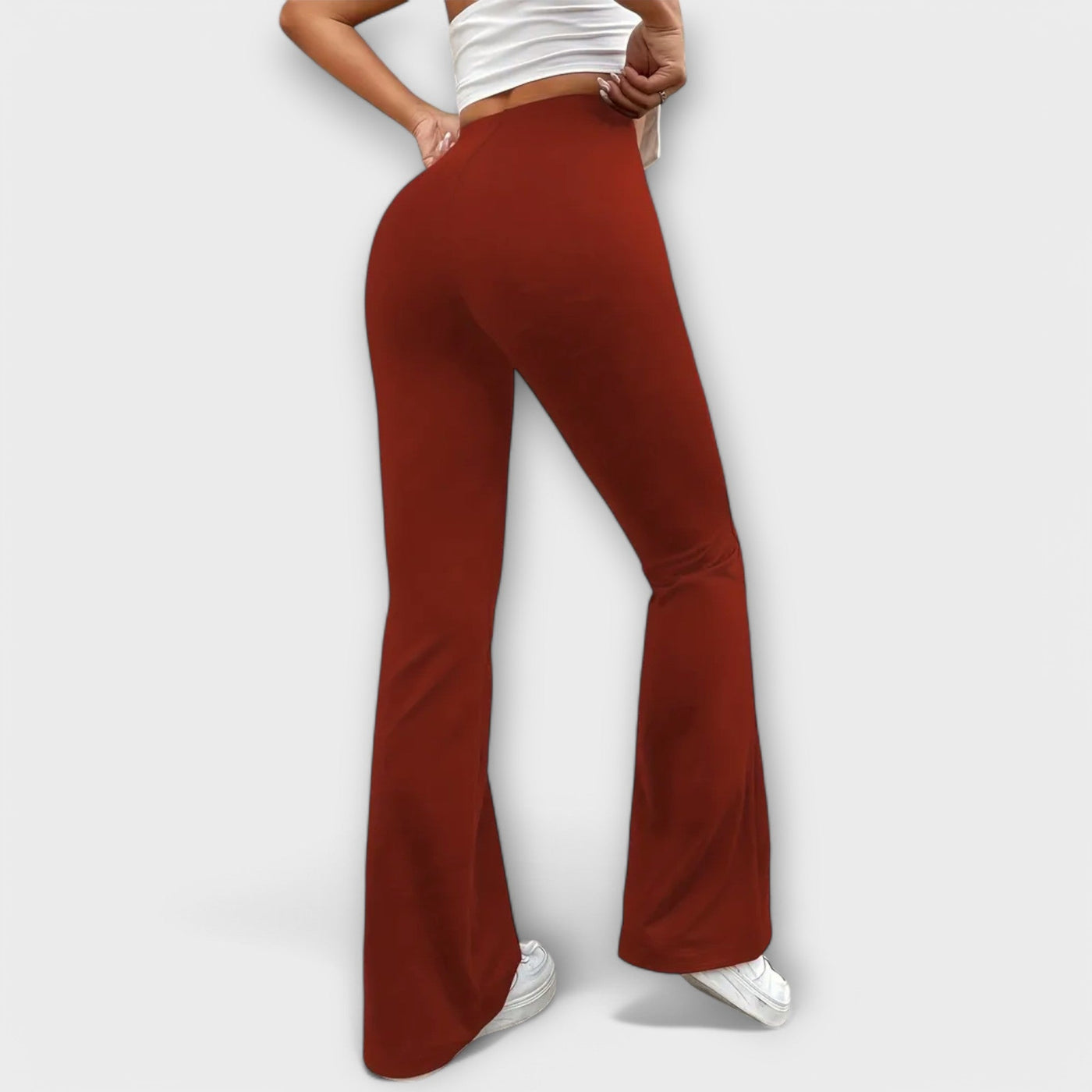 Serena – Casual Trousers with Raised Cuffs