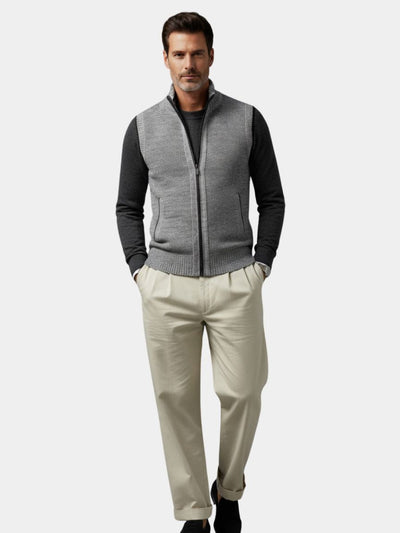 Elegant Vest with Full Zip - Mayford