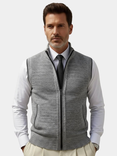 Elegant Vest with Full Zip - Mayford