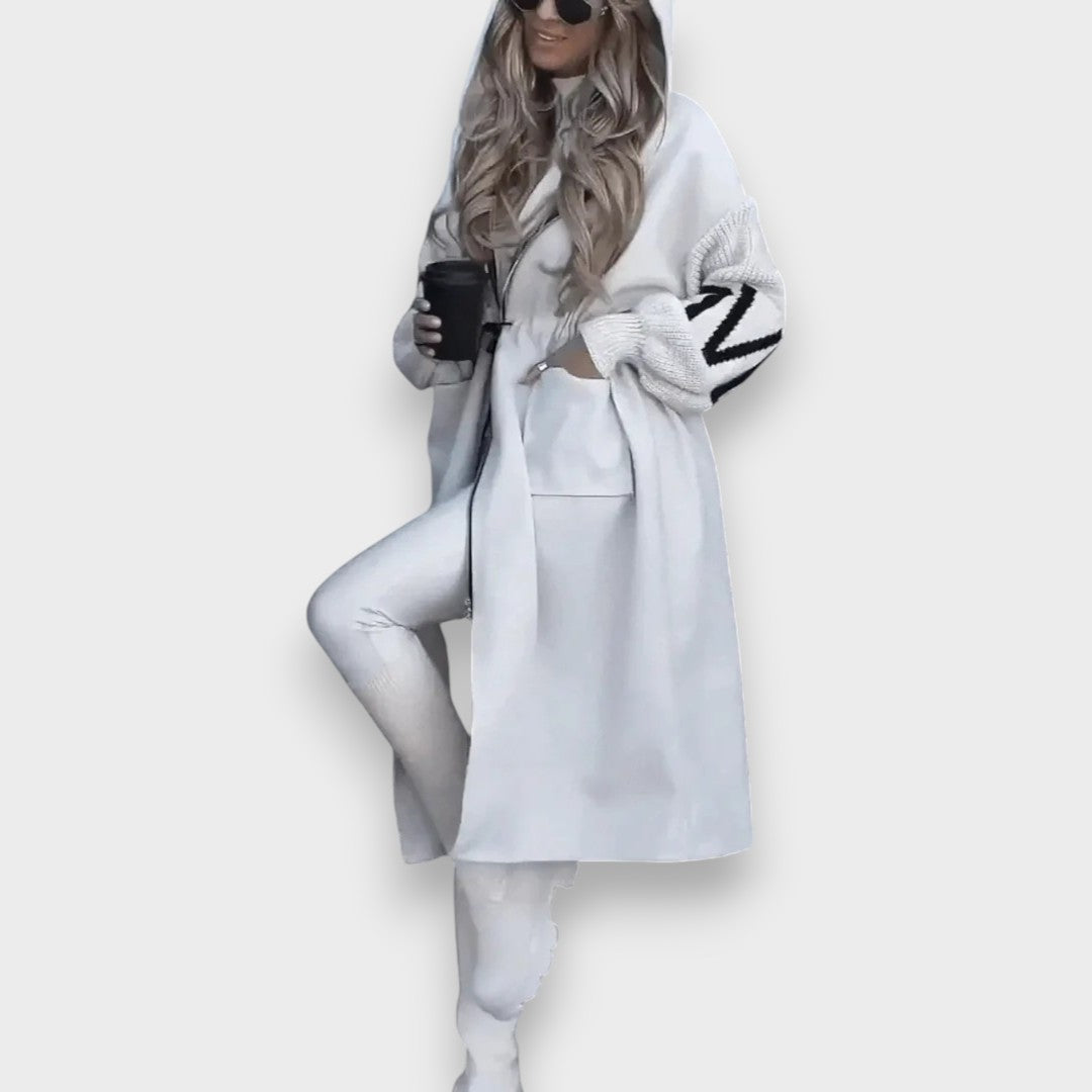Rosana | Elegant Hooded Coat