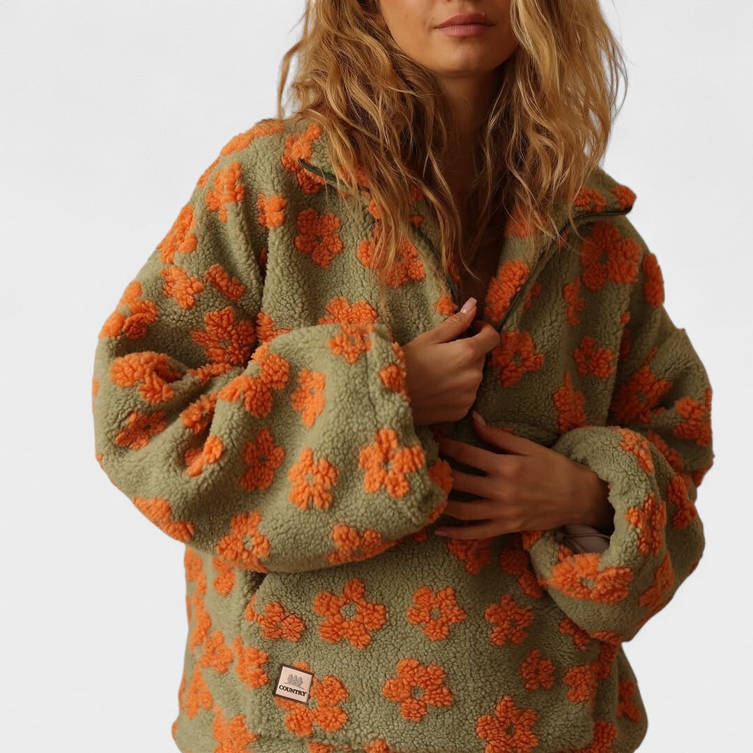 Daisy | Bloom fleece pullover