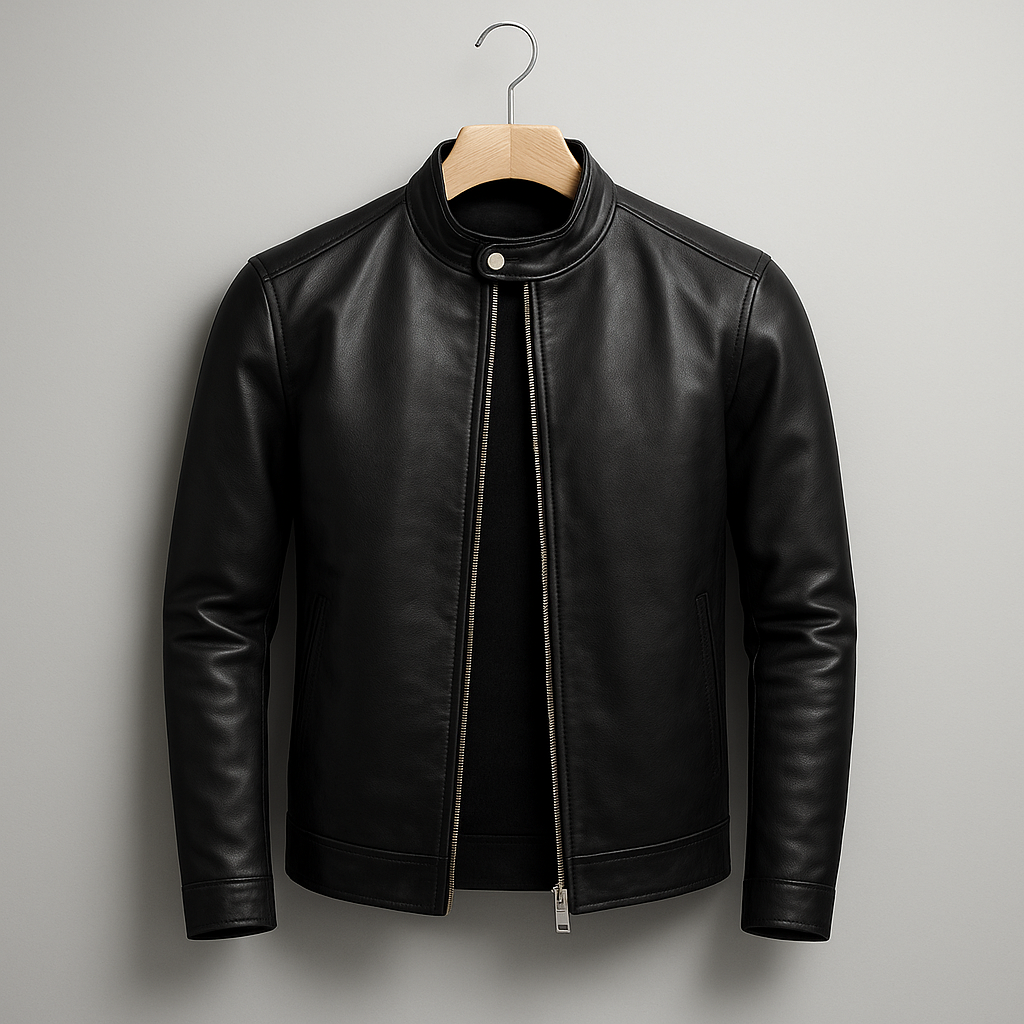 Harvey | Fitted Leather Jacket
