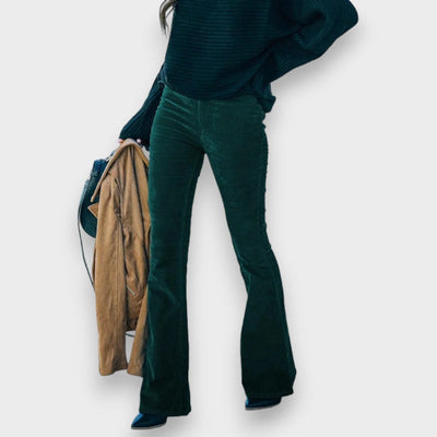 Chloe I Cord Trousers with Flared Leg