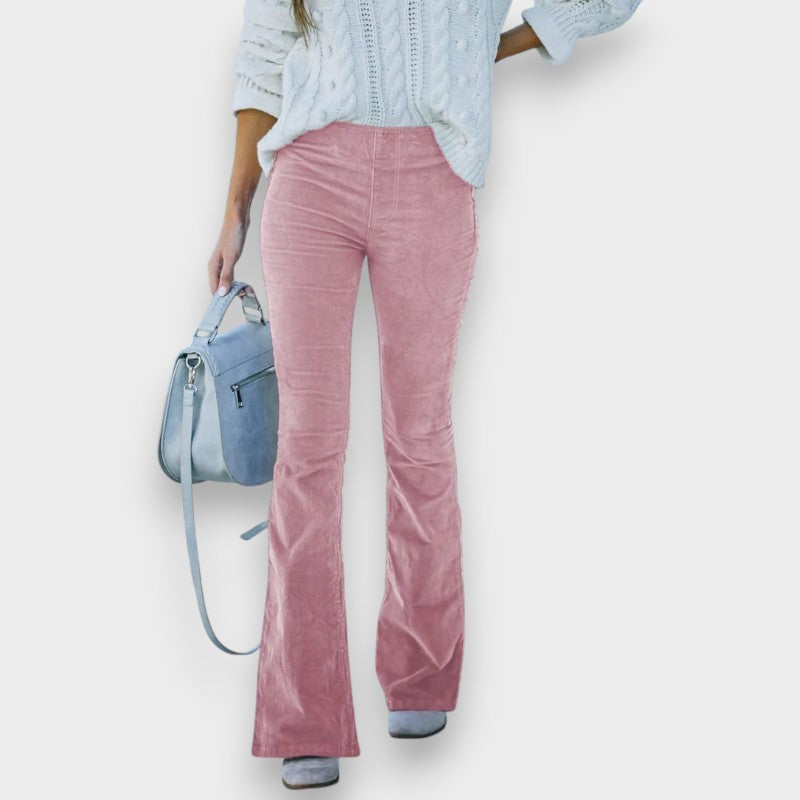 Chloe I Cord Trousers with Flared Leg