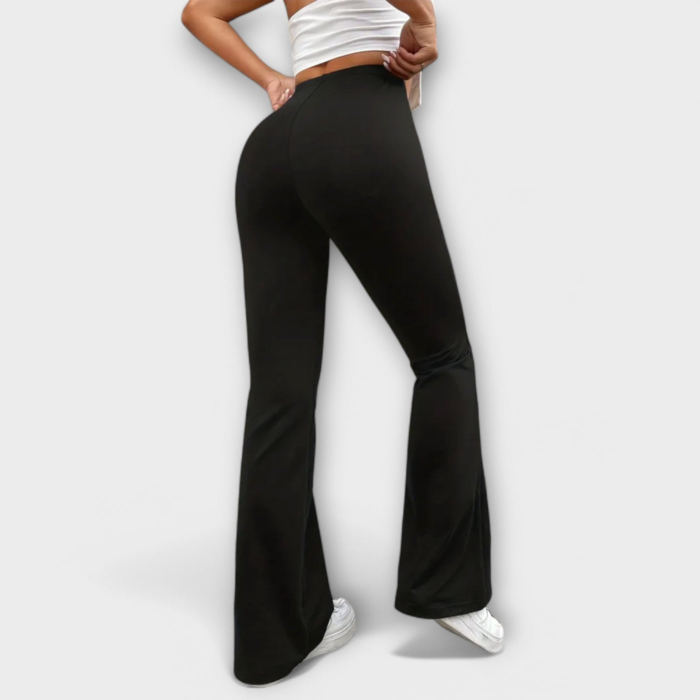 Serena – Casual Trousers with Raised Cuffs