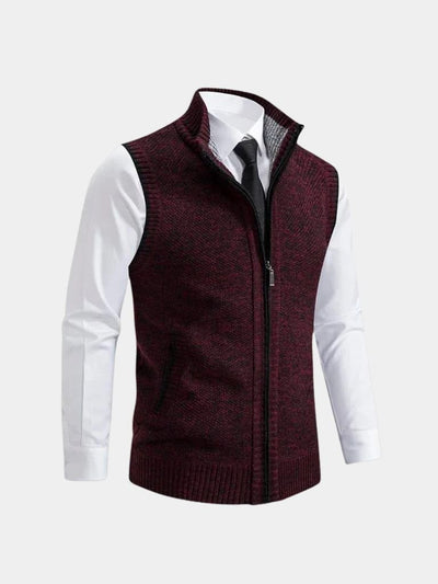 Elegant Vest with Full Zip - Mayford