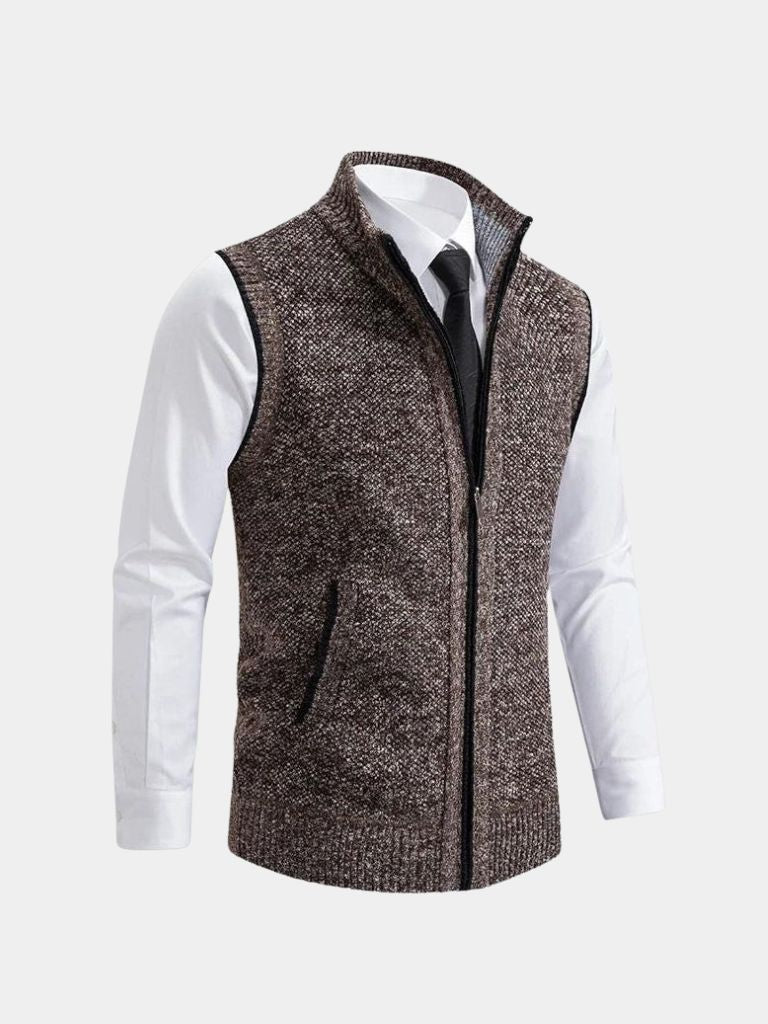 Elegant Vest with Full Zip - Mayford